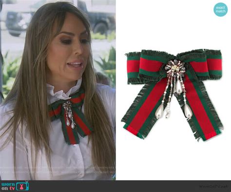 kelly dodd gucci bag|Kelly’s Gucci brooch and belt on The Real Housewives of.